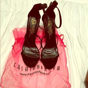 Fashion Nova Strappy Heels